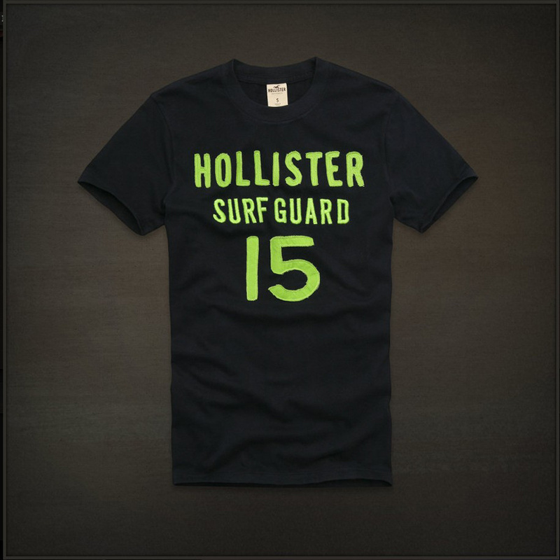 Hollister Hombres De Cuello Redondo Corto Remera HCO3971